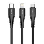 کابل تبدیل USB به MicroUSB / USB-C / لایتنینگ راک مدل RCB0560 طول 1.2 متر