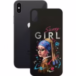 برچسب پوششی راک اسپیس طرح Girl مناسب برای گوشی موبایل آیفون مدل iPhone XS Max