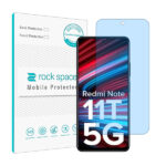 گلس شیائومی Redmi Note 11T 5G مدل نانو هیدروژل آنتی بلو برند راک اسپیس کد S