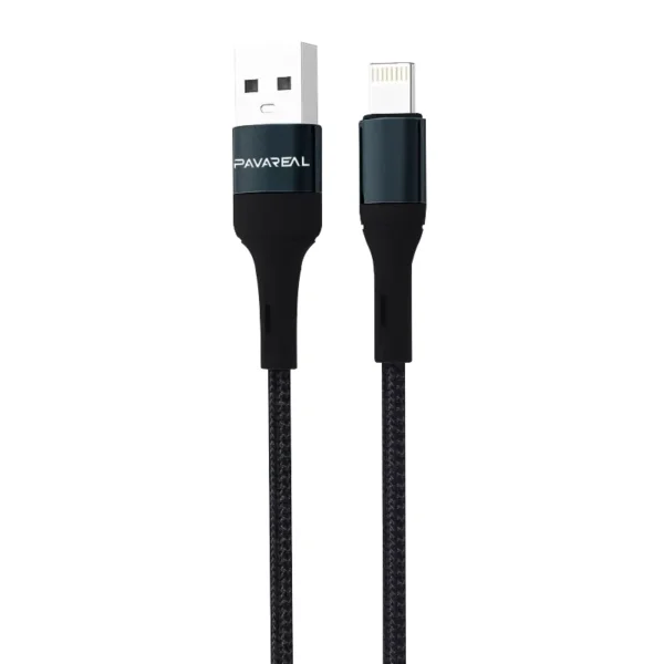 کابل تبدیل USB به لایتنینگ پاواریال مدل DC-166 طول 1 متر