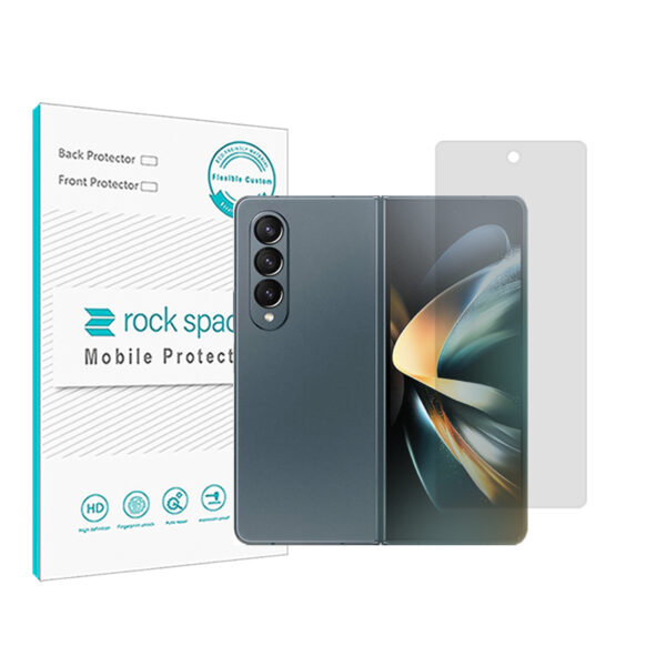 گلس سامسونگ Galaxy Z Fold4 مدل نانو هیدروژل شفاف برند راک اسپیس