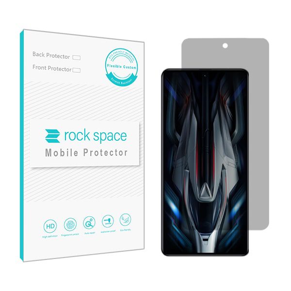 محافظ صفحه (گلس) نانو هیدروژل پرایویسی و ضد ضربه گوشی شیائومی Redme K50 gaming برند راک اسپیس