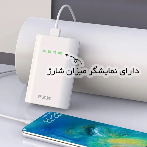 پاوربانک پی زد ایکس مدل C146 ظرفیت 10400 میلی آمپر ساعت