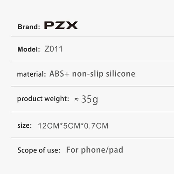 پایه یا هولدر گوشی موبایل تاشو از برند PZX مدل Z011