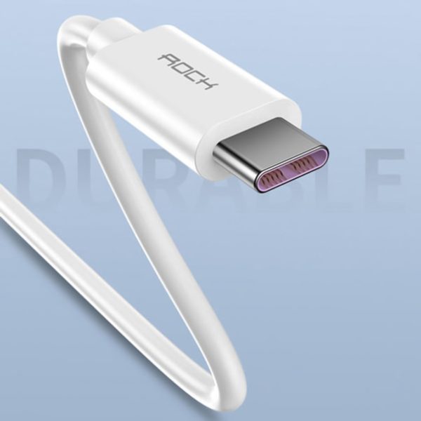 کابل تبدیل USB به USB-C راک مدل RCB0543 طول 1.5 متر بسته 2 عددی