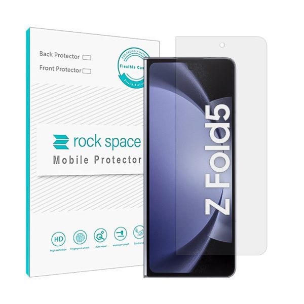 گلس سامسونگ Galaxy Z Fold 5 مدل نانو هیدروژل شفاف برند راک اسپیس