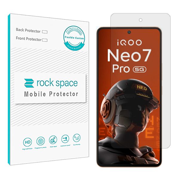 گلس ویوو iQOO Neo 7 Pro مدل نانو هیدروژل شفاف برند راک اسپیس