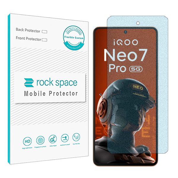 گلس ویوو iQOO Neo 7 Pro مدل نانو هیدروژل مات آنتی بلو برند راک اسپیس