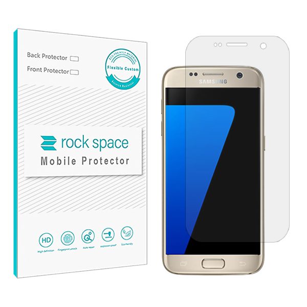 گلس سامسونگ Galaxy S7 مدل نانو هیدروژل شفاف برند راک اسپیس