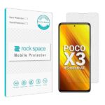 گلس شیائومی Xiaomi Poco X3 مدل نانو هیدروژل گیمینگ برند راک اسپیس