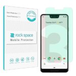 گلس گوگل pixel3 XI مدل نانو هیدروژل گرین لایت برند راک اسپیس