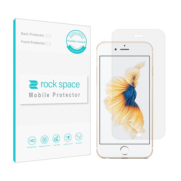 گلس اپل iPhone 6/6s مدل نانو هیدروژل شفاف برند راک اسپیس