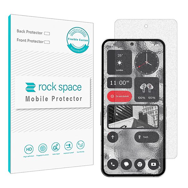 گلس ناتینگ Nothing Phone 2 مدل نانو هیدروژل مات برند راک اسپیس