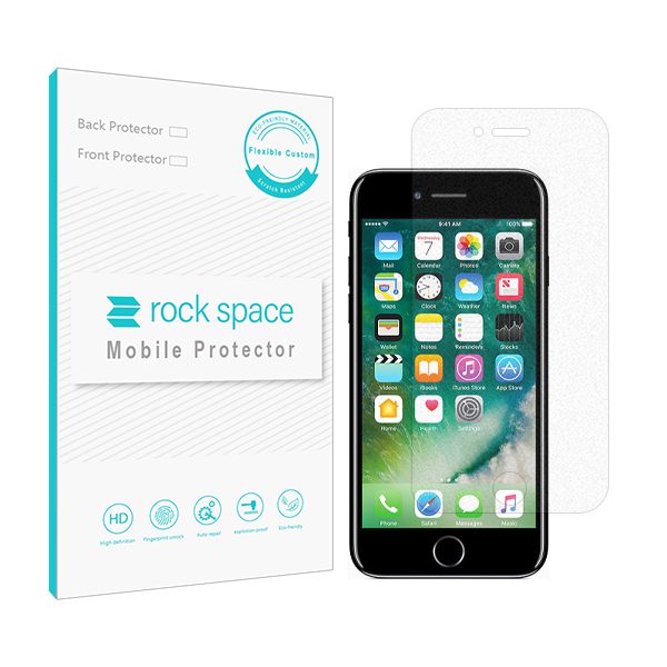 گلس آیفون 7 پلاس (iPhone 7 Plus) مدل نانو هیدروژل مات گیمینگ برند راک اسپیس