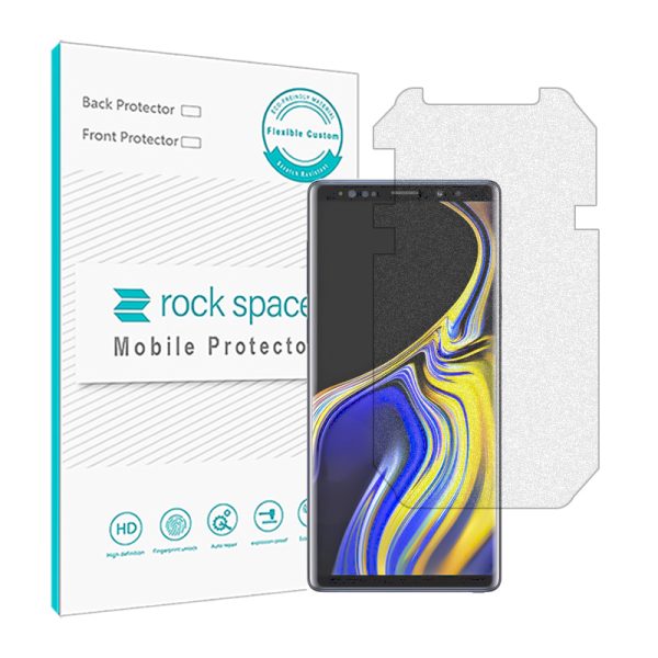 گلس سامسونگ Galaxy Note 9 مدل نانو هیدروژل گیمینگ برند راک اسپیس سایز M کد 12755