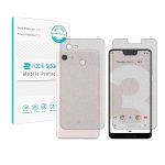 گلس محافظ صفحه نمایش و پشت گوشی گوگل Pixel 3 XL مدل نانو هیدروژل مات برند راک اسپیس کدss