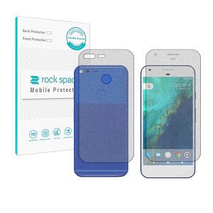 گلس محافظ صفحه نمایش و پشت گوشی گوگل Pixel XL مدل نانو هیدروژل گیمینگ برند راک اسپیس کدss