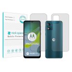 گلس محافظ صفحه نمایش و پشت گوشی موتورولا Moto E13 مدل نانو هیدروژل شفاف برند راک اسپیس کد25756SS