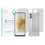 گلس محافظ صفحه نمایش و پشت گوشی موتورولا Moto G73 مدل نانو هیدروژل گیمینگ برند راک اسپیس کد25697ss