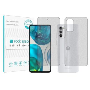 گلس محافظ صفحه نمایش و پشت گوشی موتورولا Moto G52 مدل نانو هیدروژل گیمینگ برند راک اسپیس کد20728ss