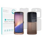 گلس محافظ صفحه نمایش و پشت گوشی موتورولا Razr 5G مدل نانو هیدروژل شفاف برند راک اسپیس کد8535SS