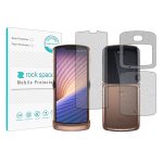 گلس محافظ صفحه نمایش و پشت گوشی موتورولا Razr 5G مدل نانو هیدروژل گیمینگ برند راک اسپیس کد12174ss