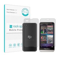 گلس محافظ صفحه نمایش و پشت گوشی Blackberry Z30 مدل نانو هیدروژل شفاف برند راک اسپیس کدSS