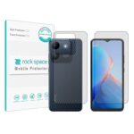 گلس محافظ صفحه نمایش و پشت گوشی اینفینیکس Smart 7 مدل نانو هیدروژل شفاف برند راک اسپیس