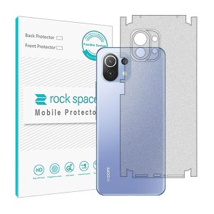 گلس محافظ پشت گوشی شیائومی Mi 11 Lite 4G مدل نانو هیدروژل مات برند راک اسپیس کد 23005M