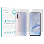 گلس محافظ صفحه نمایش و پشت گوشی شیائومی 9 Pro 5G مدل نانو هیدروژل شفاف برند راک اسپیس کد SS