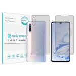 گلس محافظ صفحه نمایش و پشت گوشی شیائومی 9 Pro 5G مدل نانو هیدروژل مات برند راک اسپیس کد SS