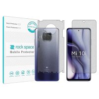 گلس محافظ صفحه نمایش و پشت گوشی شیائومی Mi 10i 5G مدل نانو هیدروژل مات برند راک اسپیس MS