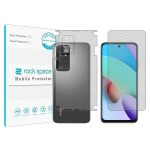 گلس محافظ صفحه نمایش و پشت گوشی شیائومی Redmi 910 مدل نانو هیدروژل گیمینگ برند راک اسپیس کد MS