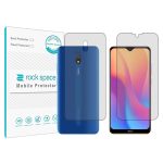 گلس محافظ صفحه نمایش و پشت گوشی شیائومی Redmi 8A مدل نانو هیدروژل شفاف برند راک اسپیس کد SS