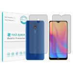 گلس محافظ صفحه نمایش و پشت گوشی شیائومی Redmi 8A مدل نانو هیدروژل گیمینگ برند راک اسپیس کدSS