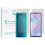 گلس محافظ صفحه نمایش و پشت گوشی شیائومی Redmi 9i مدل نانو هیدروژل مات برند راک اسپیس MS