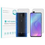 گلس محافظ صفحه نمایش و پشت گوشی شیائومی Redmi K20 مدل نانو هیدروژل شفاف برند راک اسپیس کد SS