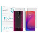 گلس محافظ صفحه نمایش و پشت گوشی شیائومی Redmi K20 Pro مدل نانو هیدروژل شفاف برند راک اسپیس کد SS