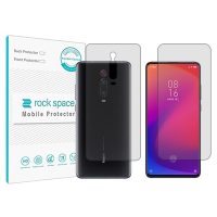 گلس محافظ صفحه نمایش و پشت گوشی شیائومی Redmi K20 Pro Premium مدل نانو هیدروژل شفاف برند راک اسپیس کد SS