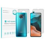 گلس محافظ صفحه نمایش و پشت گوشی شیائومی Redmi K30 Pro مدل نانو هیدروژل شفاف برند راک اسپیس کد SS