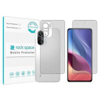 گلس محافظ صفحه نمایش و پشت گوشی شیائومی Redmi K40 مدل نانو هیدروژل گیمینگ برند راک اسپیس کدSS