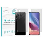 گلس محافظ صفحه نمایش و پشت گوشی شیائومی +Redmi K40 Pro مدل نانو هیدروژل شفاف برند راک اسپیس کد SS