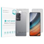 گلس محافظ صفحه نمایش و پشت گوشی شیائومی Redmi K40S مدل نانو هیدروژل مات برند راک اسپیس MS