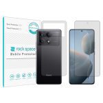 گلس محافظ صفحه نمایش و پشت گوشی شیائومی Redmi K70 مدل نانو هیدروژل شفاف برند راک اسپیس کد SS