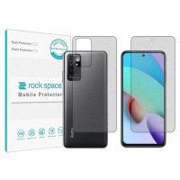 گلس محافظ صفحه نمایش و پشت گوشی شیائومی Redmi Note 11 4G مدل نانو هیدروژل گیمینگ برند راک اسپیس کدSS