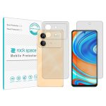 گلس محافظ صفحه نمایش و پشت گوشی شیائومی Redmi Note 13R Pro مدل نانو هیدروژل شفاف برند راک اسپیس کد SS