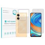 گلس محافظ صفحه نمایش و پشت گوشی شیائومی Redmi Note 13R Pro مدل نانو هیدروژل شفاف برند راک اسپیس کد SS