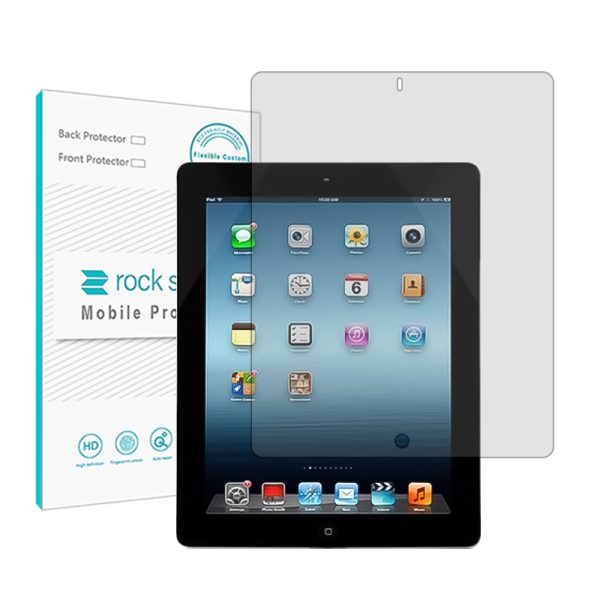 گلس تبلت اپل iPad 4 مدل نانو هیدروژل شفاف برند راک اسپیس کد 4083L