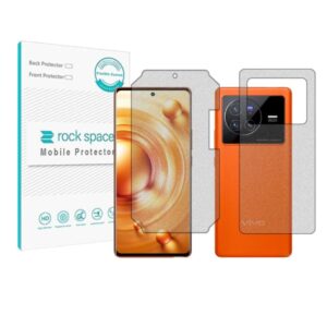گلس صفحه نمایش و پشت گوشی ویوو X80 مدل نانو هیدروژل مات برند راک اسپیس