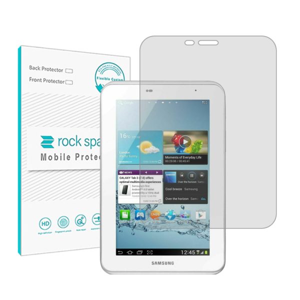 گلس تبلت سامسونگ Galaxy Tab 2 7.0 P3100 مدل نانو هیدروژل شفاف برند راک اسپیس کد 22304L